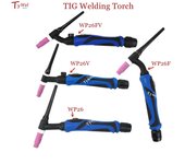 Soplete de soldadura TIG de 200A, WP26 WP26F WP26V WP26FV GTAW, válvula de Gas refrigerada por aire de argón, pistola de soldar de arco de tungsteno de Gas con Control remoto WP26