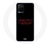 Coque pour Vivo Y21s 2021 / Y21 2021 Stranger Things Affiche Logo Joyeux noël