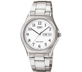 [Casio] Reloj plateado para hombre - Colección Casio MTP-1240DJ-7BJH