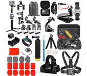 Accesorios para cámara de acción GoPro Hero 9, 8, 7, 5 y 4, mochila DJI Osmo Action, ventosa para montura de cristal, funda 4K y casco.