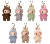Colgante de Navidad Muñeco de Peluche Monstruo con Ropa de Muñeca Decoración Lindo Elfo Llavero Regalos de Cumpleaños Animal de Dibujos Animados Juguete de Calabaza verde