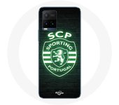 Coque Vivo y21s 2021 scp sporting portugal lumineux fond noir