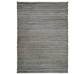 CARAVELLE - Tapis en laine, jute et coton tresse 120 x 170 cm Gris