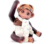 Muñeca Bebé Berjuan Anireal 35 cm Mono Piloto de Avión