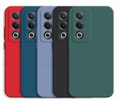 Para OPPO A80 5G Funda OPPO A80 5G Funda Coque Lujo TPU A prueba de golpes Silicona líquida Protectora Funda trasera para teléfono para OPPO A80 5G OPPO A80 5G negro