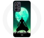 Coque Maniacase pour Samsung Galaxy A32 5g roronoa zoro triple épée pleine lune