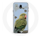 Coque pour Samsung Galaxy S5 Perruches Oiseaux vert