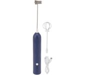 Batidora de huevos pequeña para el hogar, minilicuadora multifuncional, batidora eléctrica de mano, batidora para hacer espuma L azul