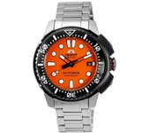 Orient M-Force AC0L Sports Stainless Steel Orange Dial Automatic Divers RA-AC0L08Y00B 200M Reloj Hombre