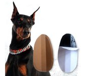 Pegatinas para levantar las orejas de perro Doberman Pinscher Correct para perros Suministros para perros Erector de orejas para perros Herramientas para el cuidado de las orejas XS
