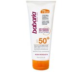 Babaria Crema Solar facial Rosa Mosqueta SPF-50+ Anti-manchas Anti-arruGas resistente al agua tubo 75 ml