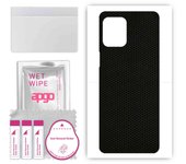 apgo Protective Skin Sticker for the back compatible with Motorola Moto G100, Wrap Film, Foil, Vinyl - Pattern Matrix