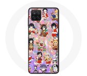 Coque pour Samsung Galaxy A42 5G Demon slayer merry christmas affiche le cadeau de noël
