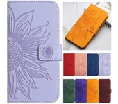 Funda tipo libro para teléfono tipo billetera para Funda Samsung Galaxy A33 5g Sm -A336, Fundas con tapa trasera de cuero con mariposa y girasol 3d para mujer Samsung A33 5G negro