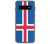Coque Téléphone - Samsung - Galaxy S10 - Drapeau Islande - Souple - Multicolor