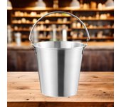 Cubo de hielo de acero inoxidable para eventos al aire libre Argent