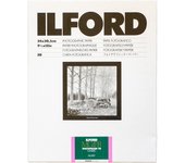 Papel fotográfico blanco y negro ILFORD MGFB CLASSIC 1K, corte pequeño en cuartos, 50 hojas, 1172016, 9,5 x 12