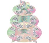 Amscan Soporte para tartas escalonado con osito de peluche de Me To You One Size negro