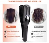 Cortadora de pelo eléctrica portátil con carga USB Cortadora de pelo inalámbrica dividida Cortadora de pelo Cortadora de pelo inalámbrica