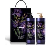 Set de regalo de champú y tratamiento Kerasys Devil's Perfume Fantasy (1 L + 1 L), 1 set de cuidado capilar coreano