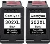2 cartuchos de tinta negros compatibles con HP 302 XL 302XL compatibles con DeskJet 3639 3637 3630 2130 Envy 4527 4525 4522 4520 4521