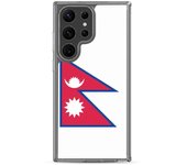 Coque Téléphone Drapeau du Népal Samsung Galaxy S24 Ultra