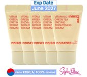 5pcs/50ml_[INNISFREE] Vitamin C Green Tea Enzyme Brightening Cream 10ml (Muestra) 10ml X 5pcs (50ml)