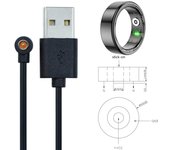 Cable cargador universal con anillo magnético inteligente, con alambre de cobre puro e imanes potentes para dispositivos electrónicos domésticos.