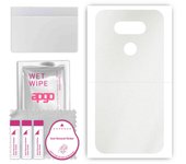 apgo Protective Skin Sticker for the back compatible with LG G5 SE, Wrap Film, Foil, Vinyl - Pattern Matte Transparent