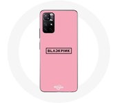 Coque pour Xiaomi Redmi Note 11s 5G Blackpink Groupe de K-pop Logo Fond Rose
