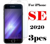 3PCS Vidrio de seguridad para iPhone SE Protector de pantalla de vidrio en el nuevo iPhone SE 2020 Vidrio templado SE2 SE 2 Película iPhone SE 2020 puro