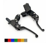 Par de palancas de embrague de freno plegables universales para motocicleta, para motocross, bicicletas eléctricas, todoterrenos y motocicletas. negro