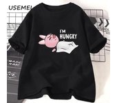 Camiseta I'm Hungry para niños callejeros, camiseta Kpop, camisetas de verano con cuello redondo, camisetas gráficas para mujer, ropa de calle, camisetas coreanas 4XL