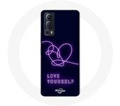 Coque pour Vivo Y72 Album Love Yourself Answer Poster Violet