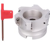 Fresa de 90 grados BAP400R80276T, fresa de extremo de ángulo recto de acero con alto contenido de carbono