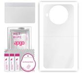apgo Ultra Clear Protective Skin Sticker for the back compatible with Cubot Note 20 Pro, Wrap Film, Hydrogel Film, Flexible, Soft TPU with positioning