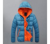 Chaqueta acolchada de invierno para hombre, con capucha, cordón, bolsillos de manga larga, tapeta con cremallera, abrigo cálido grueso y delgado 2XL verde