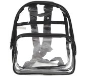 Mochila pequeña transparente aprobada por el estadio Mochila transparente de PVC resistente Mochila pequeña de verano impermeable