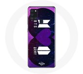 Coque pour Samsung Galaxy A21S Bangtan Sonyeondan Logo BTS Et Logo ARMY I Purple You