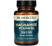 Dr. Mercola, Niacinamida, vitamina B3, 50 mg, 270 comprimidos