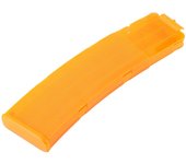 22 dardos EVA Soft Bullet Clip Dart Pistola de plástico Juguete Soporte de cartucho (naranja)