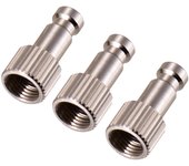 Aerógrafo de desconexión rápida Accesorio de liberación de acoplamiento 3pcs Accesorio macho 14 pulgadas BSP Hembra Compatible 3pcs Male plata