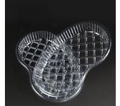 10 piezas de bandejas desechables independientes para maquillaje permanente de tatuajes, con forma de cintura, estériles y suministros para herramientas de tatuaje independientes. onesize