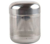 Tetera portátil para té Puer, colador de té de acero inoxidable, infusor, filtro de té, herramientas de té Large with chain