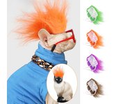Gato Perro Mascota Divertido Peinado Trenza Peluca Pelo Mascota Gato Perro Mascota Divertido One Size marrón