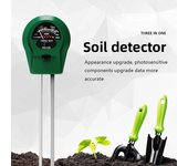 Detector de suelo analógico 3 en 1, herramientas profesionales, pH, humedad, luz solar, kits de sensores, apto para jardines, granjas y piscinas. CHINA
