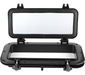 Ojo de buey rectangular de 4 mm de apertura, vidrio templado, resistente a los rayos ultravioleta, para barcos y yates, accesorio para barcos de 400 x 200 mm.