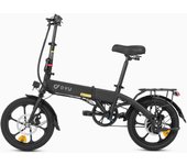 Bicicleta eléctrica inteligente DYU A1F, 350W, 7.8Ah 16" negro
