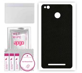 apgo Protective Skin Sticker for the back compatible with Xiaomi Redmi 3 Pro, Wrap Film, Foil, Vinyl - Pattern Matrix