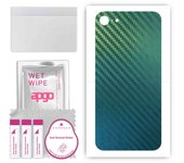 apgo Protective Skin Sticker for the back compatible with Apple iPhone 8, Wrap Film, Foil, Vinyl - Pattern Carbon Chameleon CAKA1